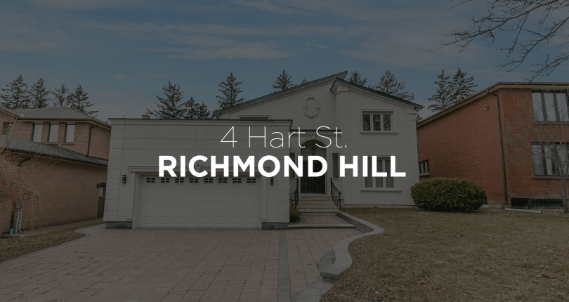 4 Hart St Richmond Hill Ontario L4C7T7